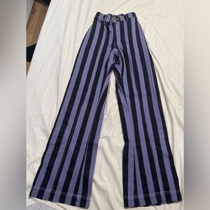 Big Bud Press Striped Purple and Black Pants